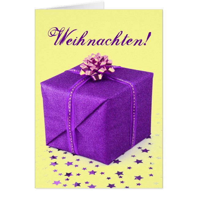 Christmas Presents Weihnachten Purple V (Frente)