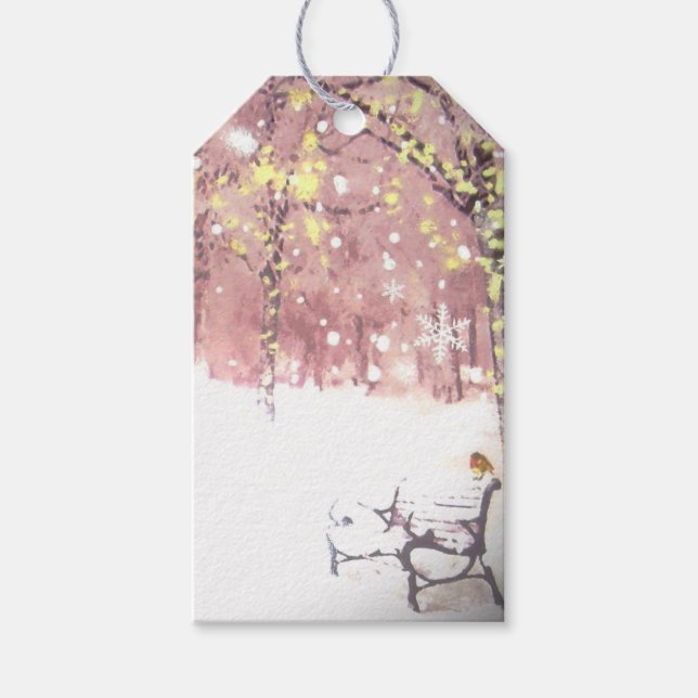 CHRISTMAS Regalo Etiquetas ARTE Y DISEÑO (Anverso)