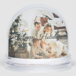 Christmas Snow Globe – Add Your Own Family Photo