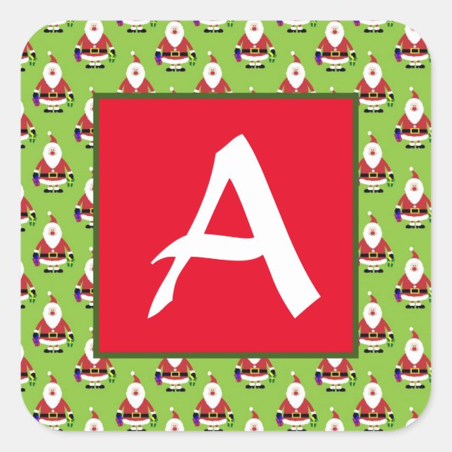 CHRISTMAS STICKERS PERSONALIZADO SELLO PARA SOBRES (Anverso)