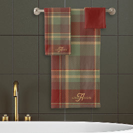 Christmas Tartan Red Green ID1141A