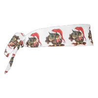 Christmas Tie Headband Gift Baby Owl with Gifts