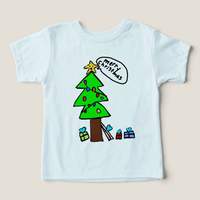 christmas tree shirt (Diseño delantero )