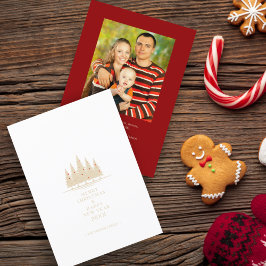 Christmas Tree Traditional & Elegant Photo Family