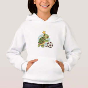 Christmas Turtle with Soccer Ball