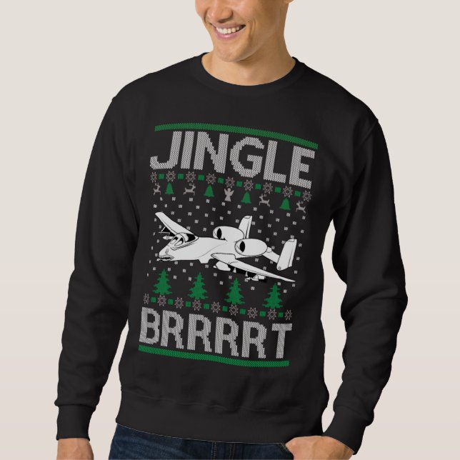 Christmas Ugly Sweater Style Military Gun Owner (Anverso)