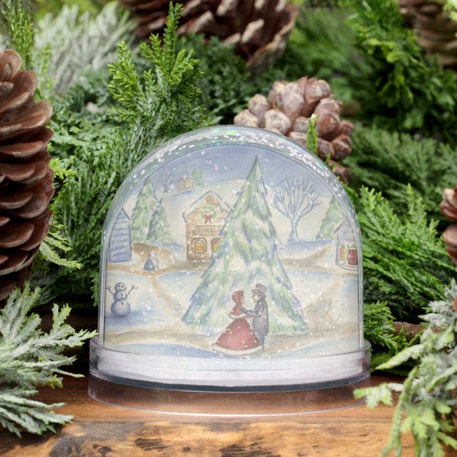 Christmas Village Snow Globe  (Invierno)