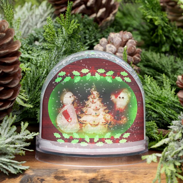 Christmas Vintage Santa Snowglobe (Invierno)