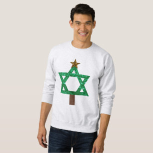 christmukkah christmas árbol mens suéter
