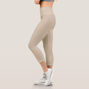 Chroma Textura - Leggings Capri de cintura alta Do