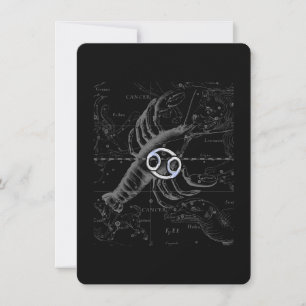 Chrome like Cancer Zodiac Sign on Hevelius