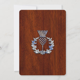 Chrome Like Thistle sobre el estilo de madera de c