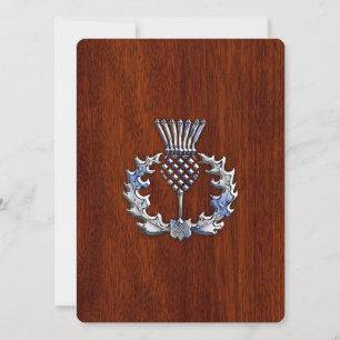 Chrome Like Thistle sobre el estilo de madera de c