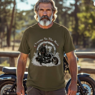 Chrome To The Bone Camiseta de Motero Vintage Ve