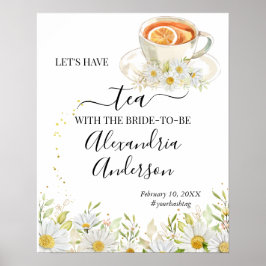 Chrysanthe Greenery Tea Bridal Ducha Señal de bien