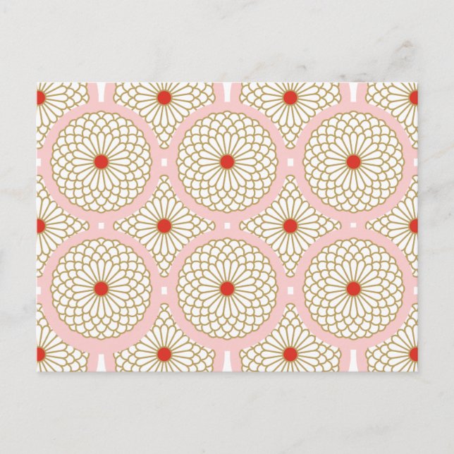 Chrysanthemum I postal (Anverso)