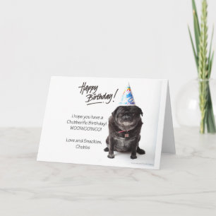 Chubbs la tarjeta de cumpleaños de Wampug