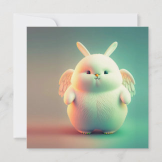 Chubby Bunny With Wings