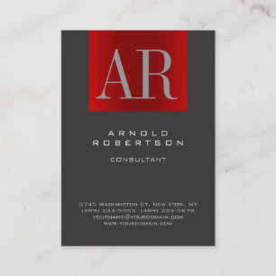 Chubby Elegante Tarjeta de presentación de Monogra