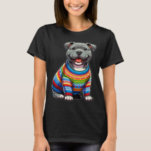 Chubby Pitbull Perro Cuppy Sweater Lover