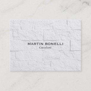 Chubby Plain Gray Wall Effect Tarjeta de visita mo