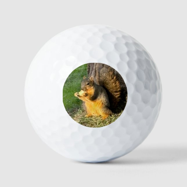 Chubby Squirrel, bolas de golf (Anverso)