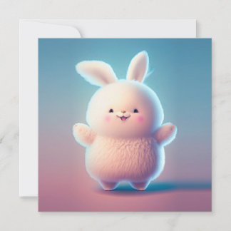 Chubby White Bunny