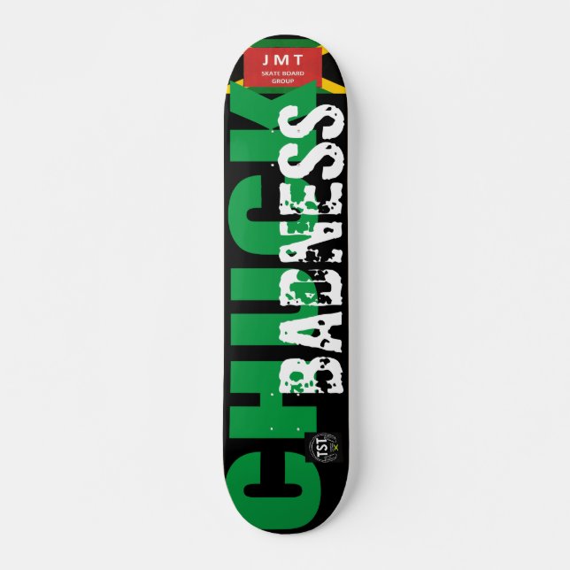 CHUCK MALDAD TABLERO DE SKATEBOARD OFICIAL JMTJ7 3 (Anverso )