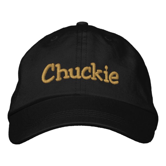 Chuckie Personalizada Bebisbol Embrodado Gorra (Anverso)
