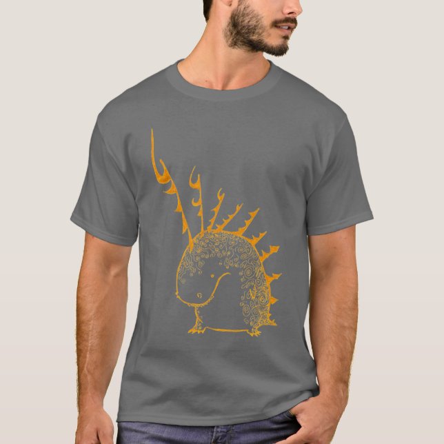 chuffy la camiseta (amarilla) del dragón (Anverso)