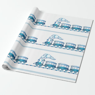 Chugga Chugga Choo Choo Papel para envolver a bebé