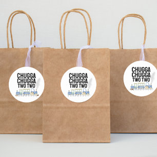 Chugga Chugga dos   Cumpleaños   Pegatinas a favor