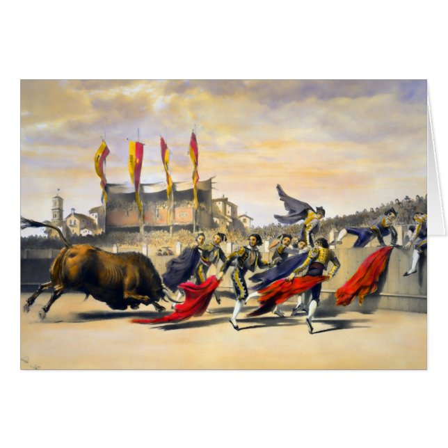 Chulos que juega la Bull (Anverso (Horizontal))