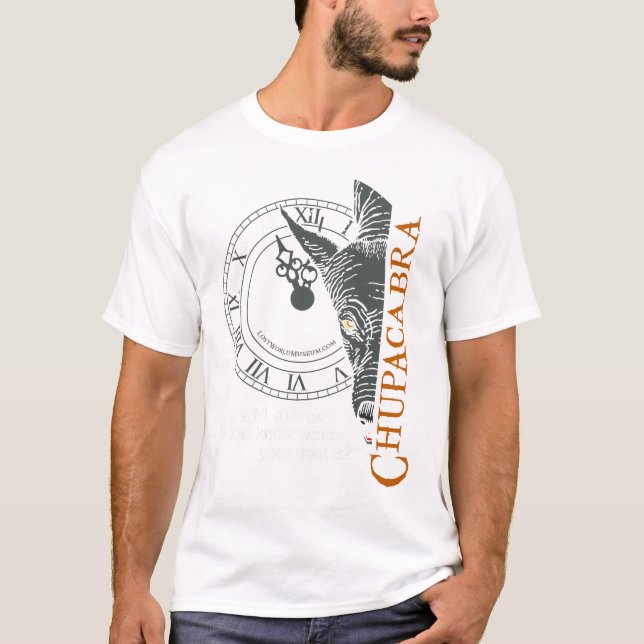 Chupacabra - camiseta negra esencial viva de EDEN (Anverso)