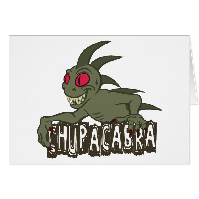 Chupacabra del dibujo animado (Anverso (Horizontal))