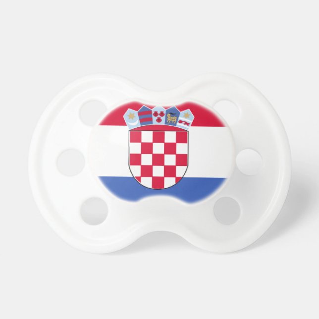 Chupete Bandera de Croacia (Frente)