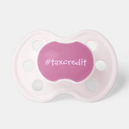 Chupete Crédito fiscal de Hashtag