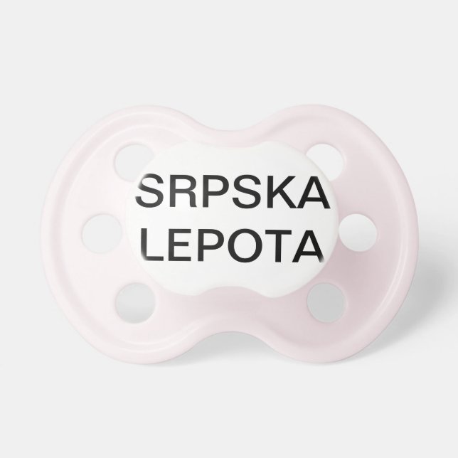 Chupete Lepota Serbia de Srbija (Frente)