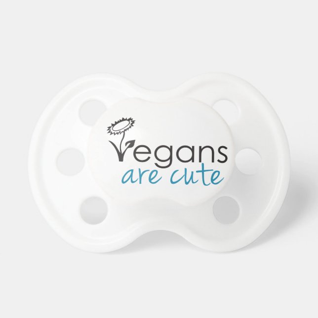 Chupete Los veganos son lindos - los abogados crean para (Frente)