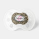 Monograma del estampado leopardo