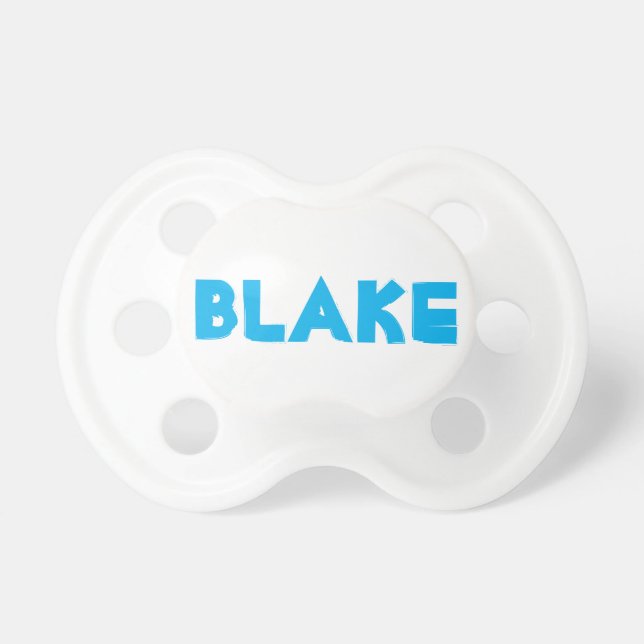 Chupete Pacificador de Blake del bebé (Frente)