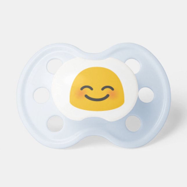 Chupete Pacificador relajado de la emoji (Frente)