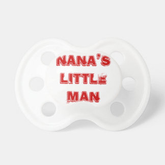 Chupete Pequeños pacificadores del bebé del hombre de Nana