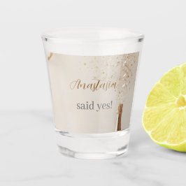 Chupito Copa de Vaso de Ducha Nupcial Personalizada Ella D