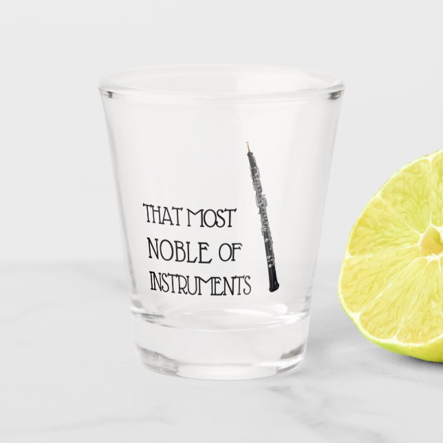 Chupito Ese la más noble de instrumentos - vaso de medida (Anverso)