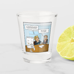Chupito Gracioso vaso de agua con presupuesto hundido