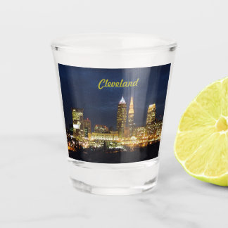 Chupito La noche de Cleveland enciende el vaso de medida