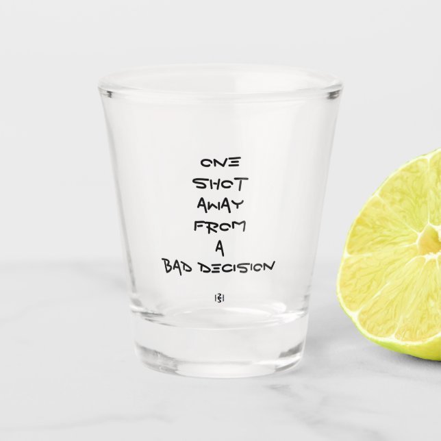 Chupito Mún vaso de medida de la decisión (Anverso)