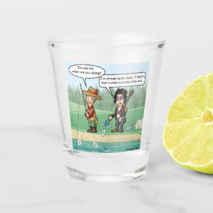 Chupito Música que fluye el vaso de medida divertido del