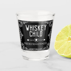 Chupito NIÑO del WHISKY - vaso de medida de los